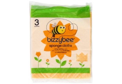 Bizzybee Sponge Cloths (pack of 3)